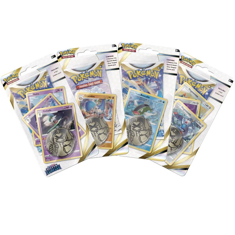 Pokemon Sword & Shield 12: Silver Tempest Premium Checklane Booster