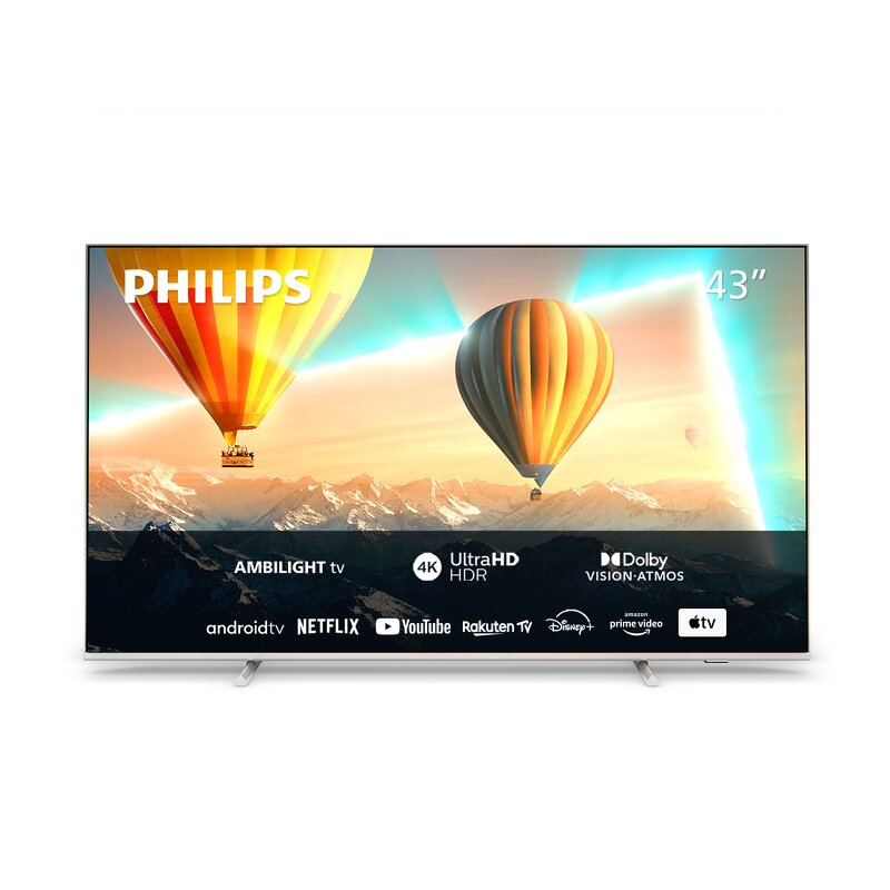Philips 43″ 43PUS8057/12 / 4K / LED / 60 Hz / Ambilight