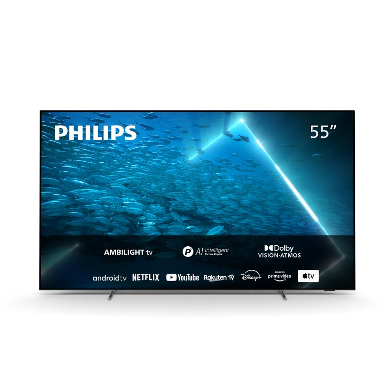 Philips 55″ 55OLED707/12 / 4K / OLED / 120 Hz / Ambilight
