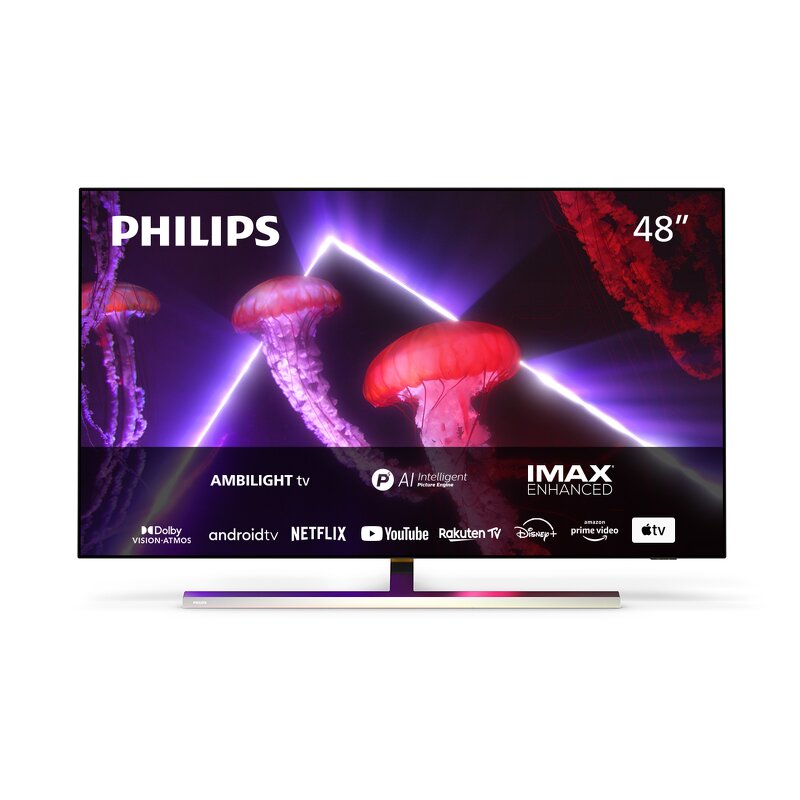 Philips 48″ 48OLED807/12 / 4K / OLED / 120 Hz / Ambilight