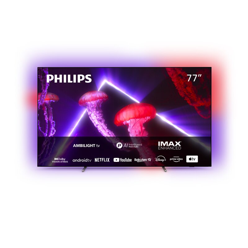 Philips 77″ 77OLED807/12 / 4K / OLED / 120 Hz / Ambilight