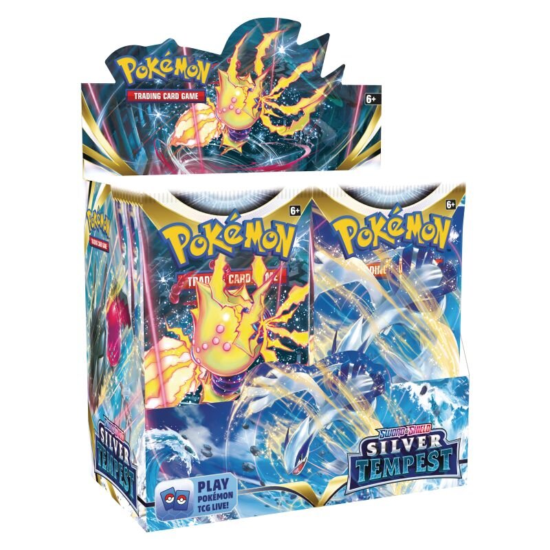 Pokemon Sword & Shield 12: Silver Tempest Display (36 boosters)