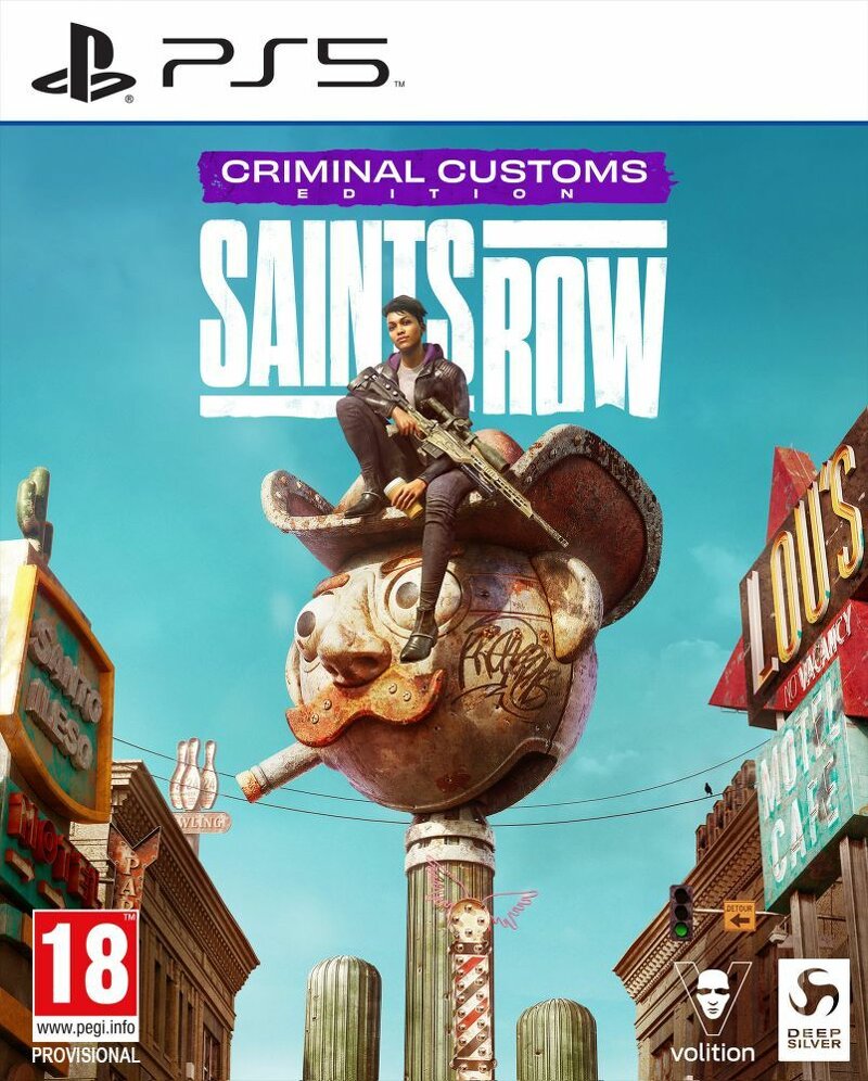 Saints Row (Criminal Customs Edition) (PS5) + Förbokningserbjudande – Nyckelring