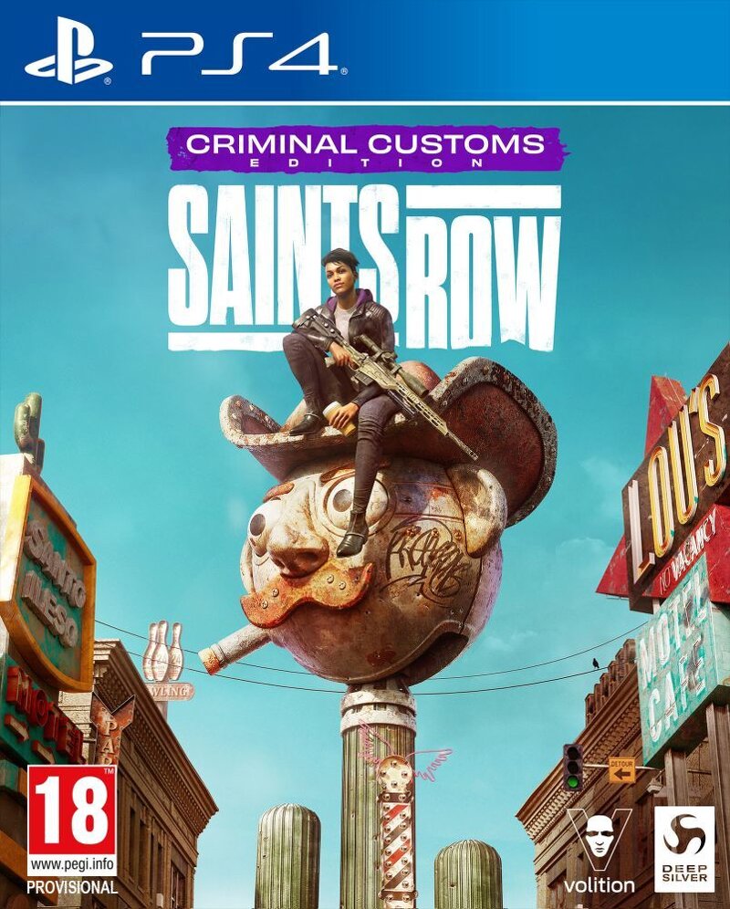 Saints Row (Criminal Customs Edition) (PS4) + Förbokningserbjudande – Nyckelring