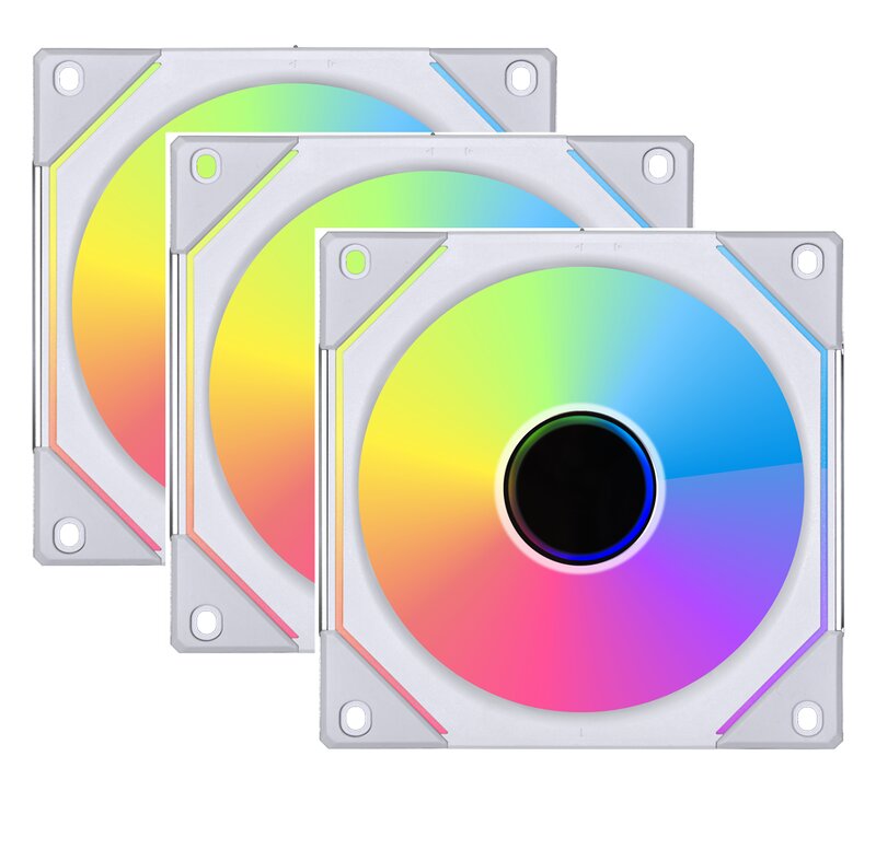 Lian Li UNI FAN SL INF / PWM / 120mm / RGB / Kontroller / 3-pack – Vit