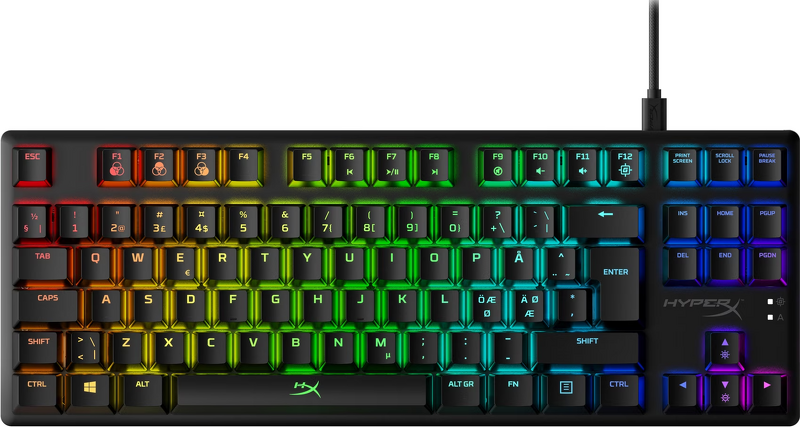Product Image for HyperX Alloy Origins Core PBT TKL (Red Switches)