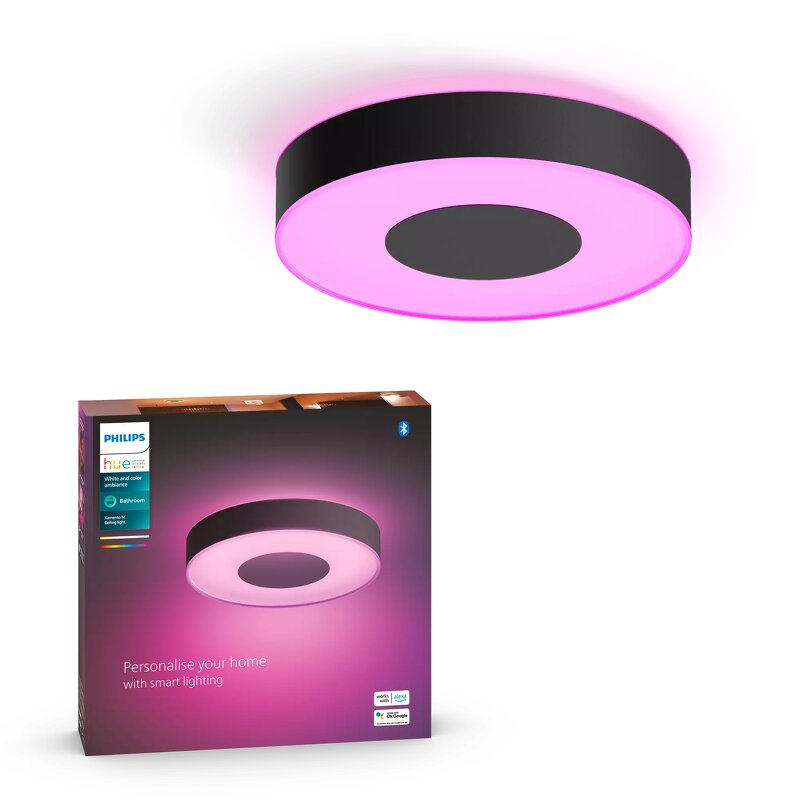 Philips Hue Xamento M Hue Ceiling Lamp - Black