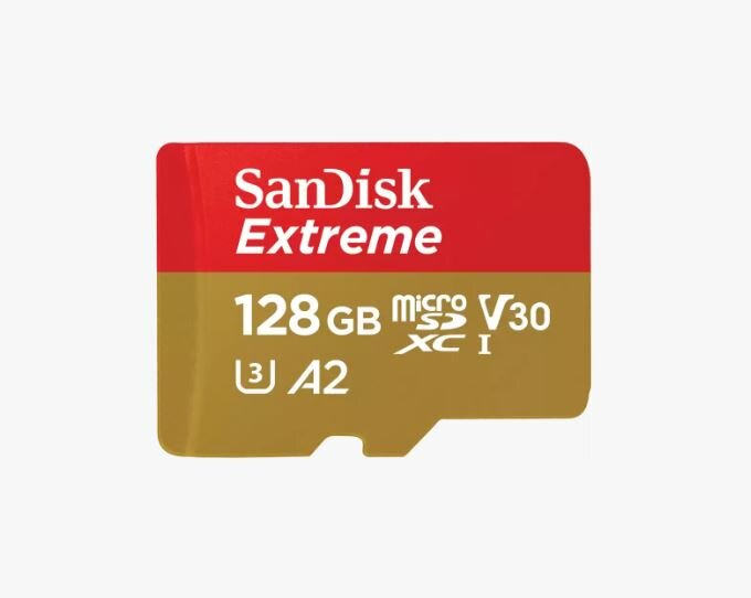 Läs mer om SanDisk Extreme microSDXC - 128GB + SD Adapter + 1 år RescuePRO Deluxe / 190MB/s / Class 1