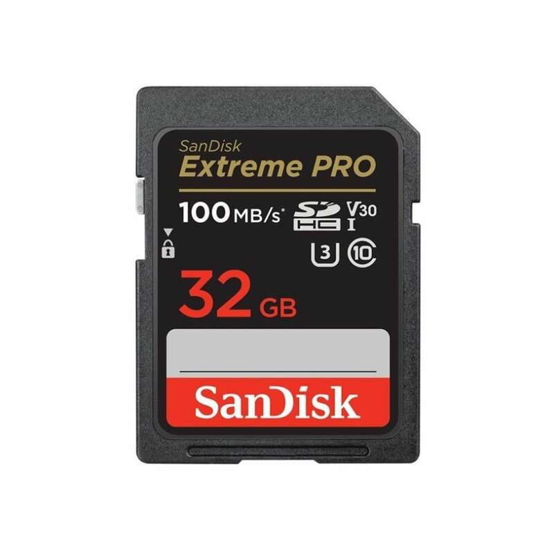 SanDisk Extreme PRO – 32GB SDHC Memory Card + 2 års RescuePRO Deluxe / 100MB/s / UHS-I / Class 10 /