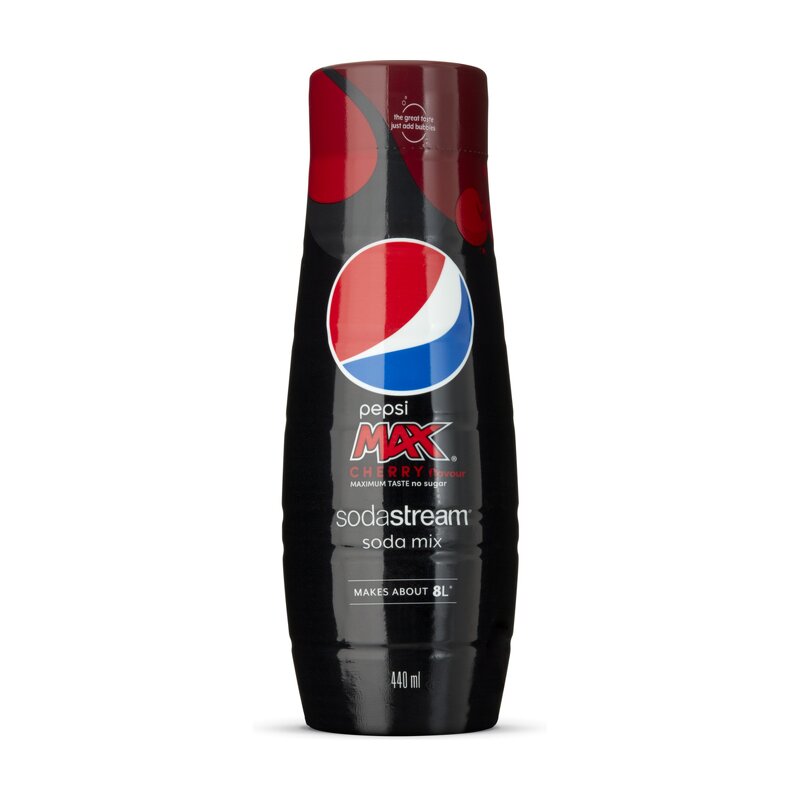 Läs mer om SodaStream Smak 440ml - Pepsi Max Cherry
