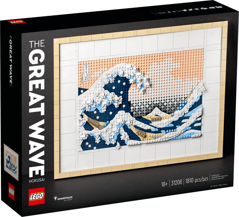 LEGO ART Hokusai – Under vågen utanför Kanagawa 31208