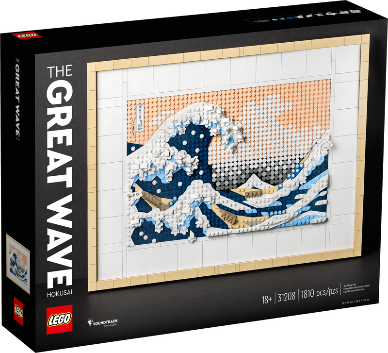 Product Image for LEGO ART Hokusai – Under vågen utanför Kanagawa 31208