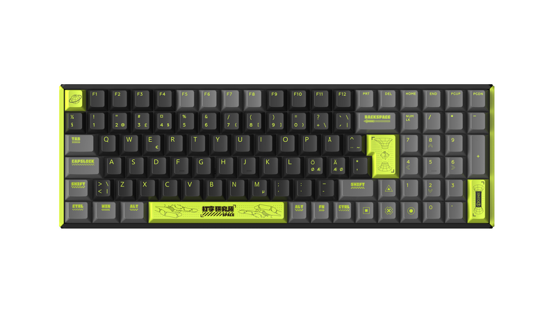 Product Image for IQUNIX F97 TypingLab Wireless RGB - Cherry Red