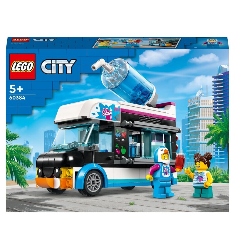 Läs mer om LEGO City Slushbil med pingvin 60384