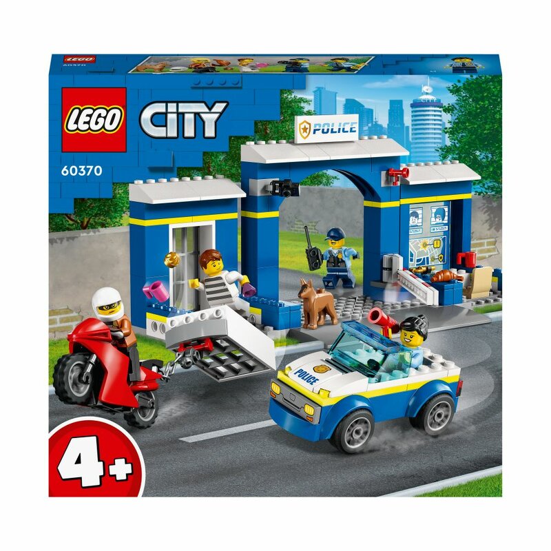 Läs mer om LEGO City Jakt vid polisstationen 60370