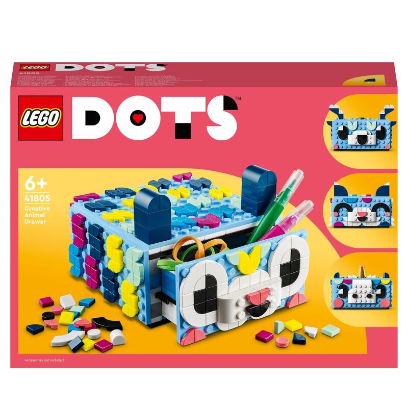 LEGO DOTS Kreativ djurlåda 41805