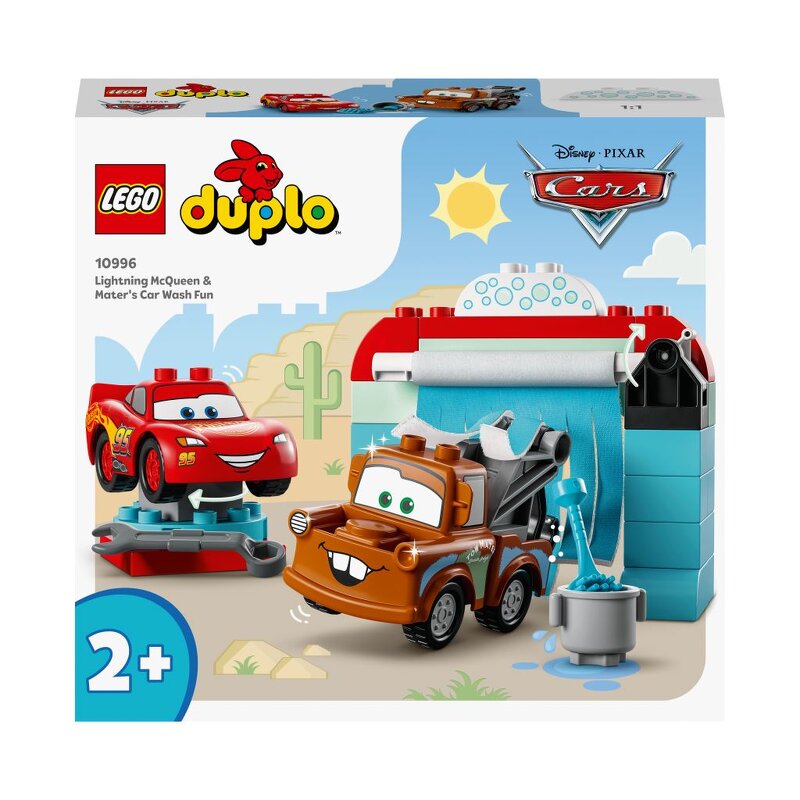 LEGO DUPLO Blixten McQueen och Bärgarns roliga biltvätt 10996