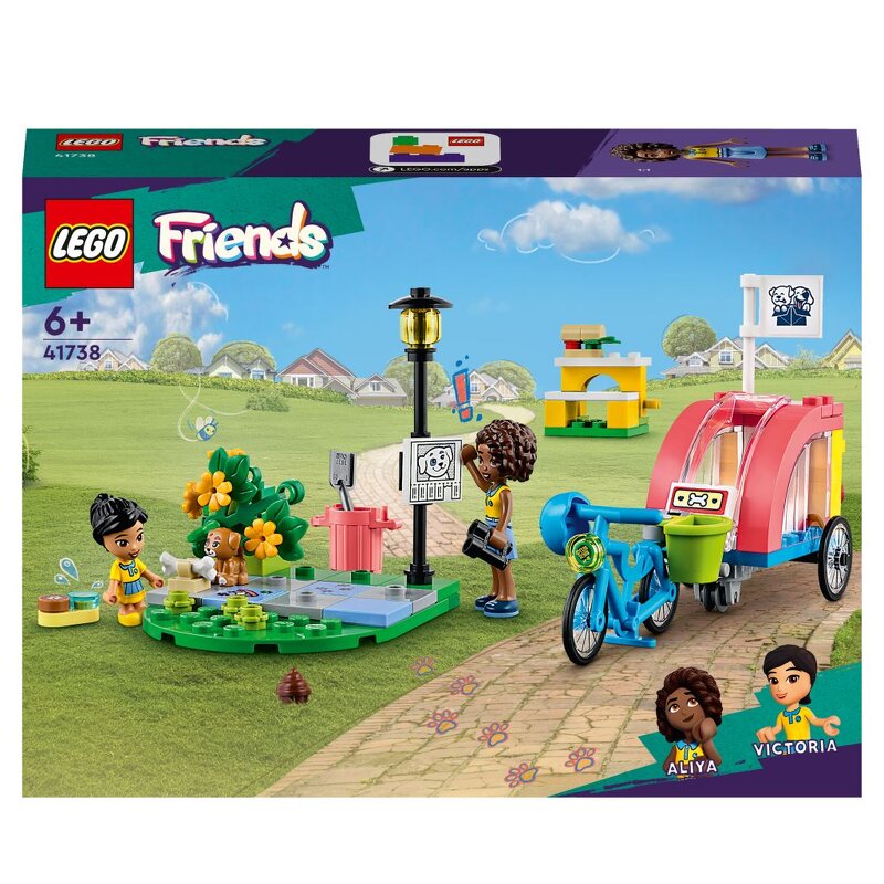 LEGO Friends Hundräddningscykel 41738