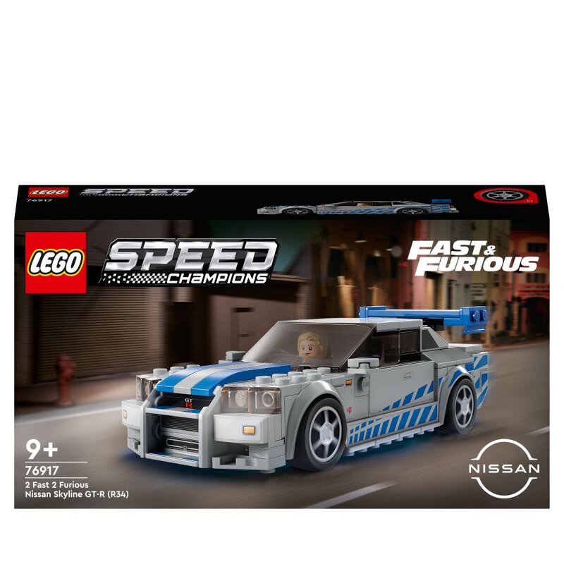 Läs mer om LEGO Speed Champions 2 Fast 2 Furious Nissan Skyline GT-R (R34) 76917