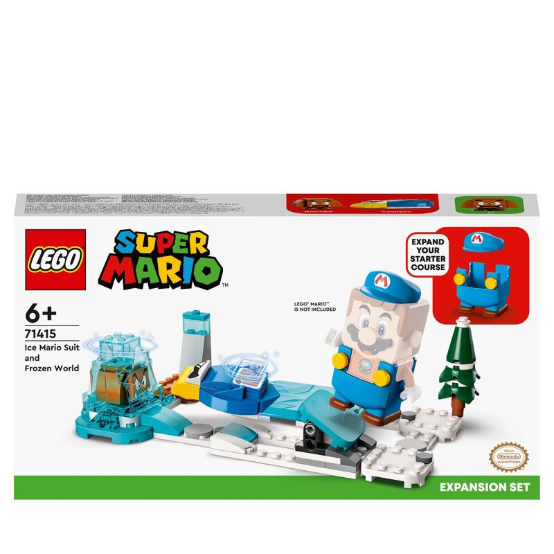LEGO Super Mario Ice Mario dräkt och isvärld – Expansionsset 71415