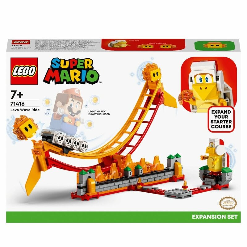 Läs mer om LEGO Super Mario Åktur på lavavågen – Expansionsset 71416