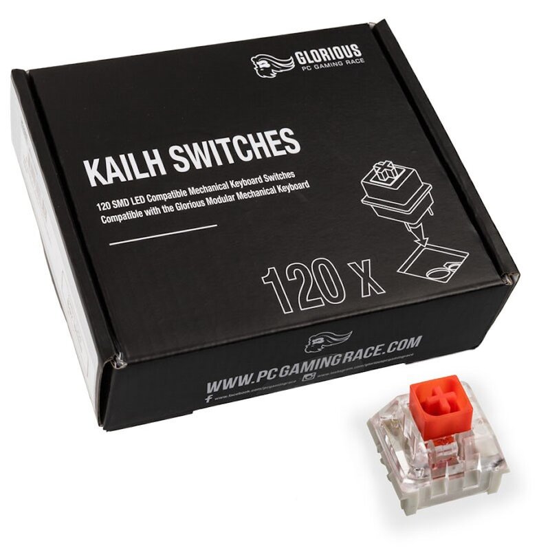 Glorious Kailh Box Red Switches (120 pcs)