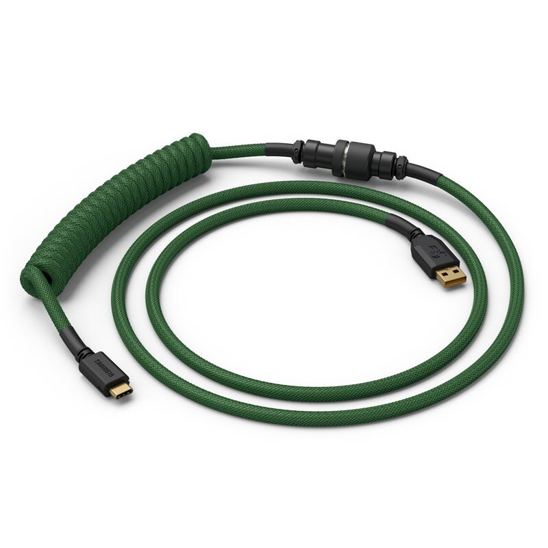 Glorious Coil Cable - Forest green