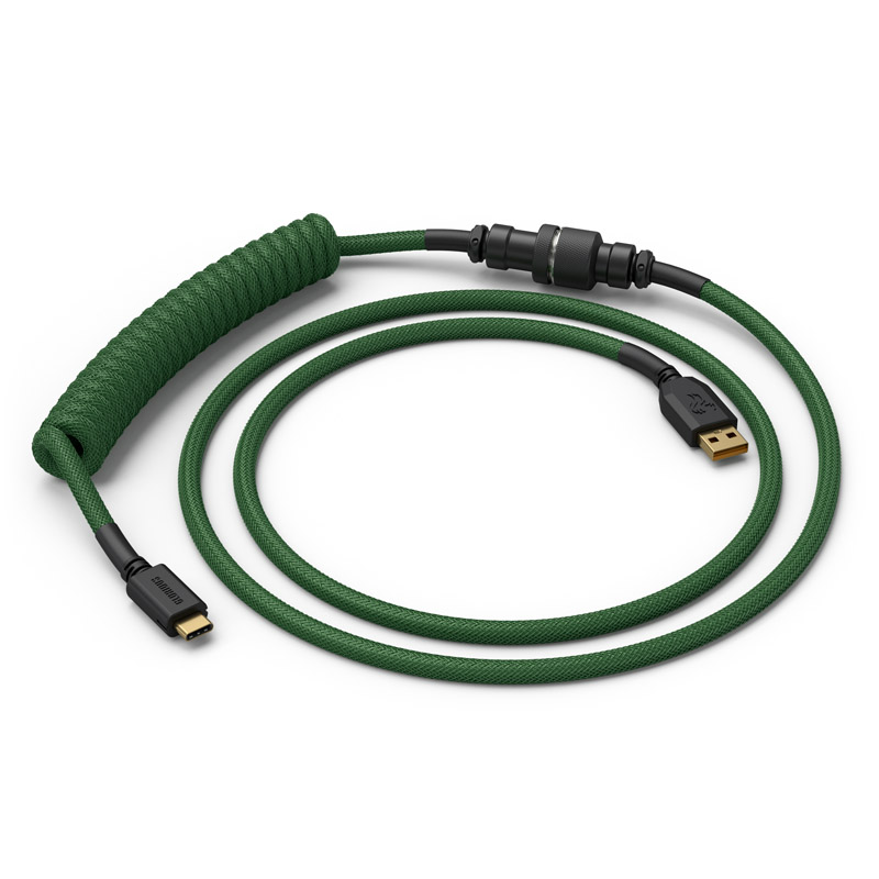 Product Image for Glorious Coil Cable - Forest green