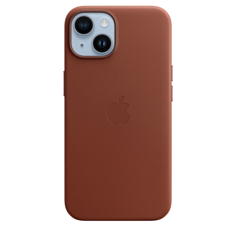 Product Image for Apple iPhone 14 Leather Case med MagSafe - Umber