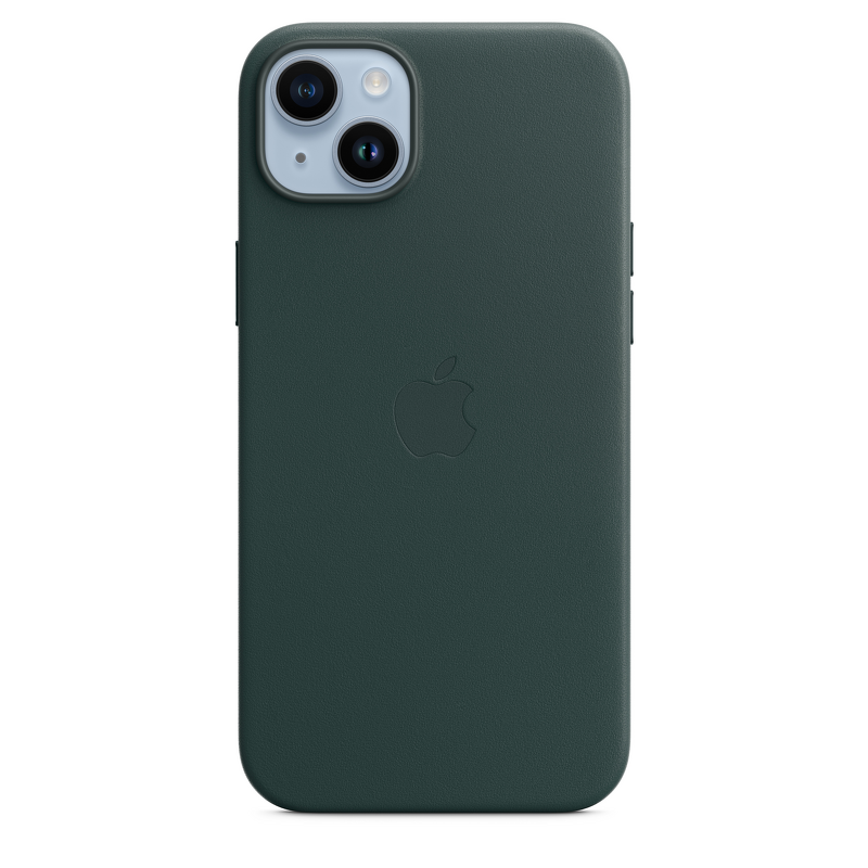 Product Image for Apple iPhone 14 Plus Leather Case med MagSafe - Forest Green