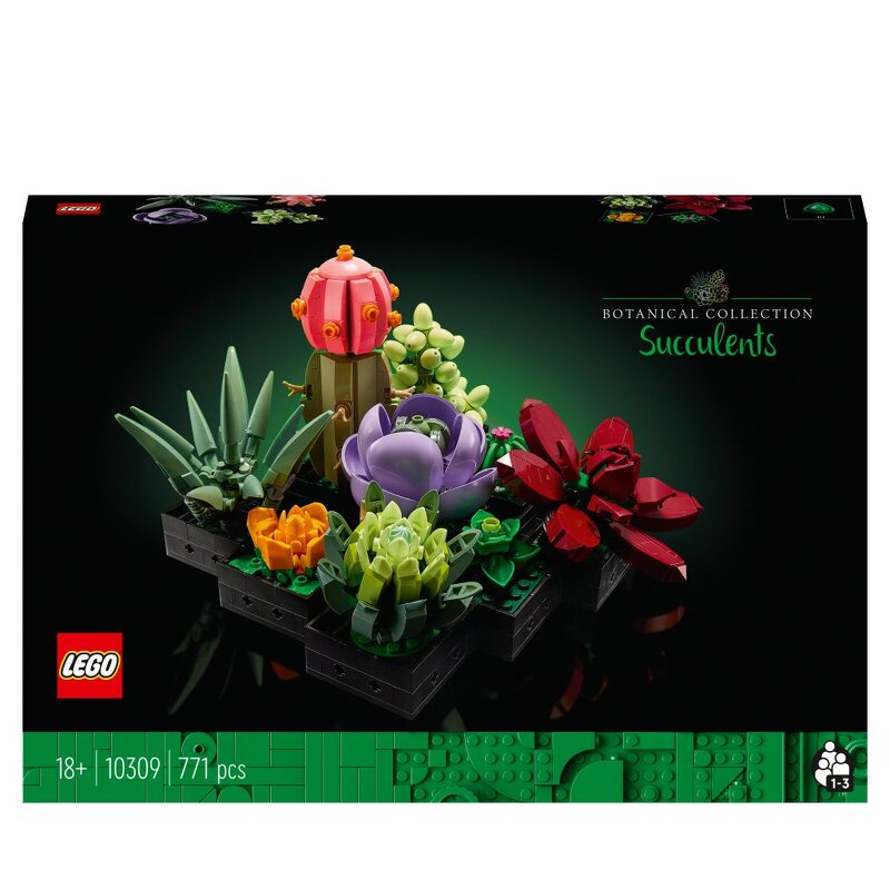Läs mer om LEGO Botanical Collection Suckulenter 10309