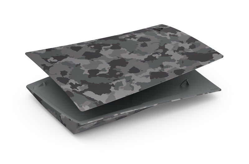 Playstation 5 Console Cover Standard – Grey Camo