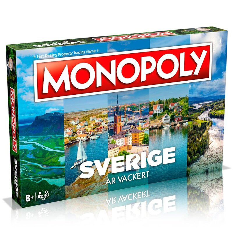 Winning Moves Monopol Sverige är Vackert (Sv)
