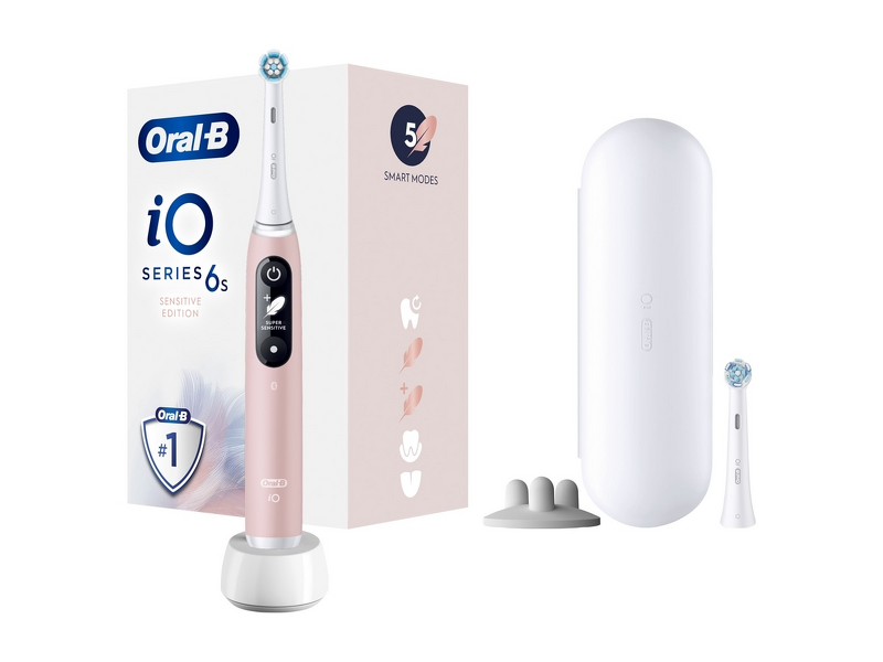 Product Image for Oral-B iO6S Pink Sand Sensitive
