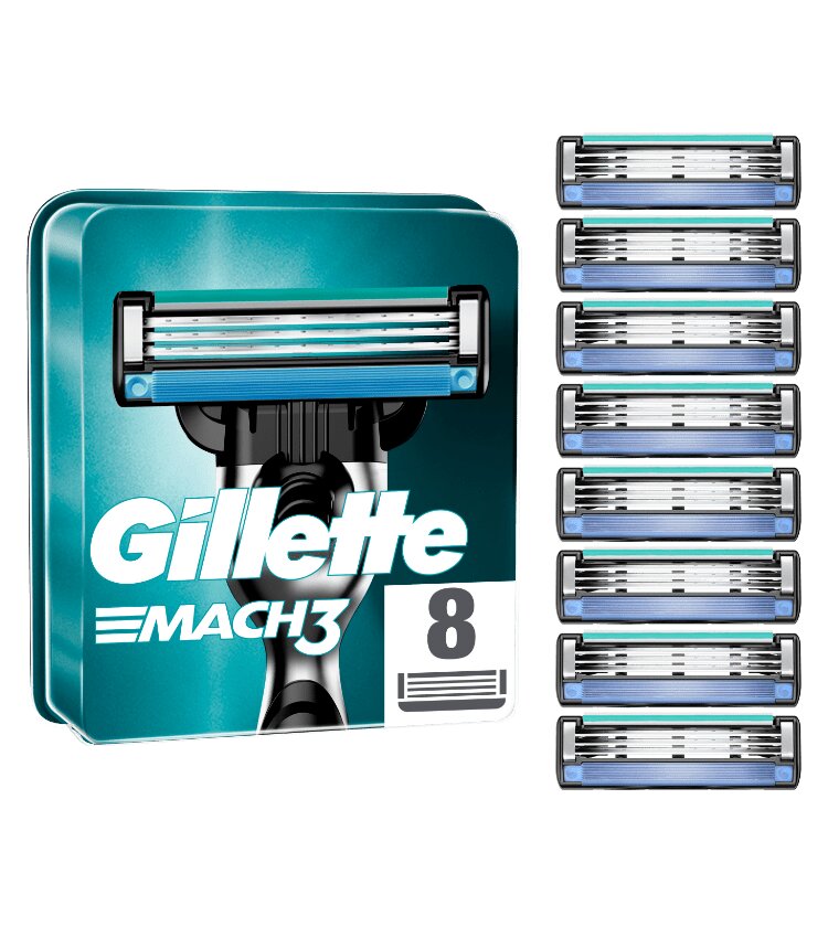 Gillette MACH3 Rakblad - 8-pack