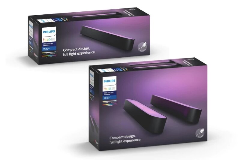 Philips Hue Hue White and Color Ambiance Play / Svart / 3-pack