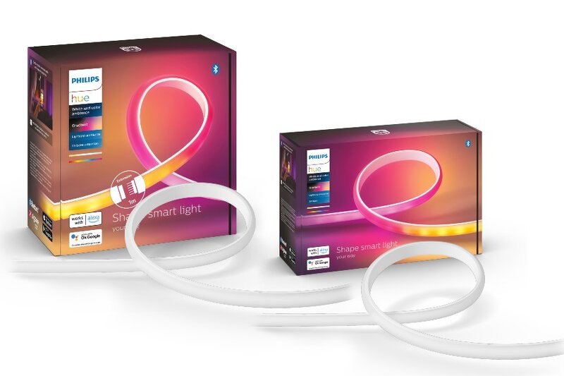 Läs mer om Philips Hue White and Color Ambience Gradient Lightstrip 2m + 1m