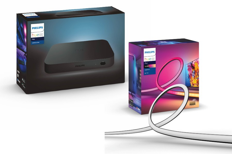 Product Image for Philips Hue Play HDMI Sync Box + lightstrip för 65" TV