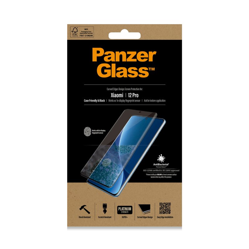 PanzerGlass Xiaomi 12 Pro | 12S Pro | Screen Protector Glass