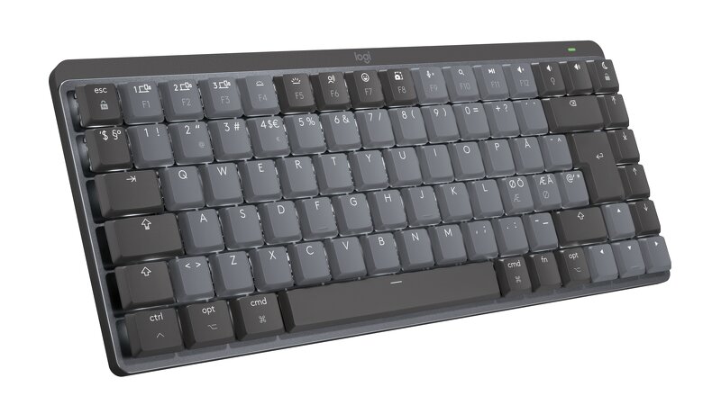 Logitech MX Mechanical Mini Minimalist Wireless Illuminated Keyboard for MAC (Tactile) – Space Grey