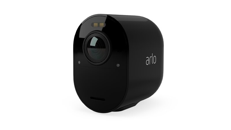 Arlo Ultra 2 Spotlight – Trådlöst 4K HDR säkerhetssystem med 1 kamera – Svart