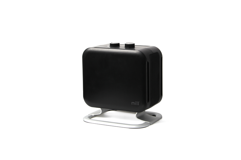 Product Image for Mill Compact fan heater with alu foot black