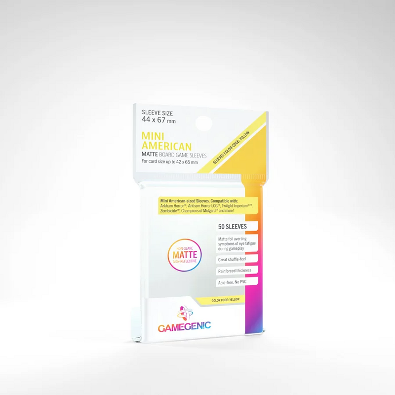 Product Image for Gamegenic Matte Mini American Sleeves 44x67 mm (50 st)