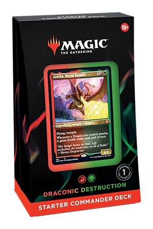 Magic the Gathering: Starter Commander Decks 2022 - Draconic Destruction (Red-Green)