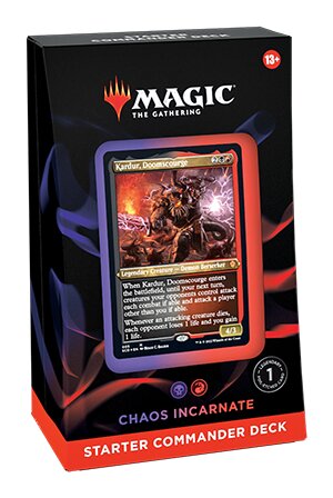 Magic the Gathering: Starter Commander Decks 2022 - Chaos Incarnate (Black-Red)