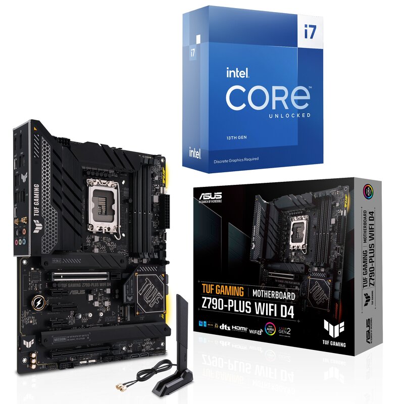 Intel Core i7-13700KF + ASUS TUF GAMING Z790-PLUS WIFI D4