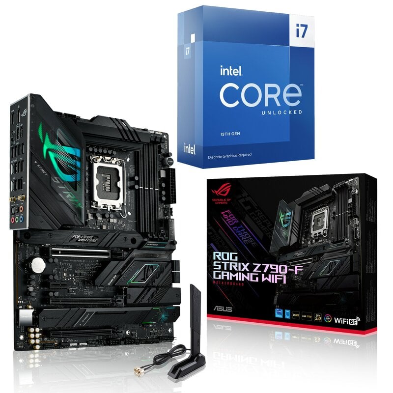 Intel Core i7-13700K + ASUS ROG STRIX Z790-F GAMING WIFI