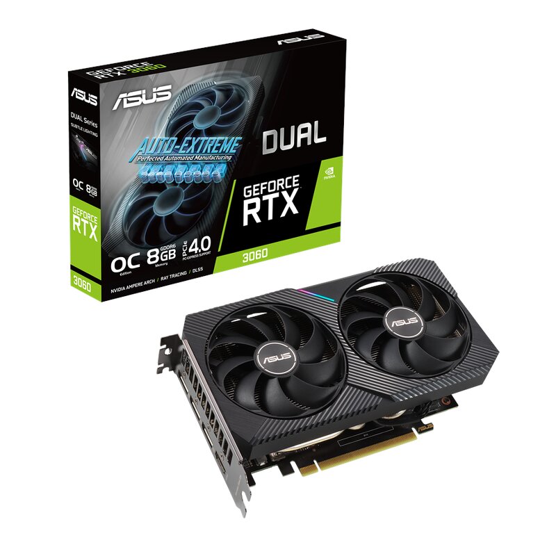 ASUS Dual GeForce RTX 3060 OC Edition 8GB