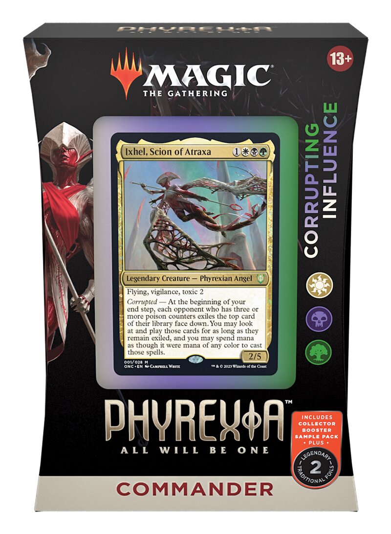 Magic the Gathering: Phyrexia All Will Be One Commander Deck Corrupting Influence