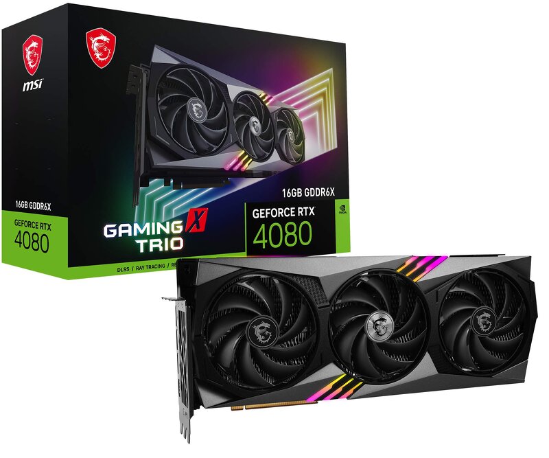 MSI GeForce RTX 4080 GAMING X TRIO 16GB